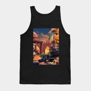 Retro Deity Collage Tank Top